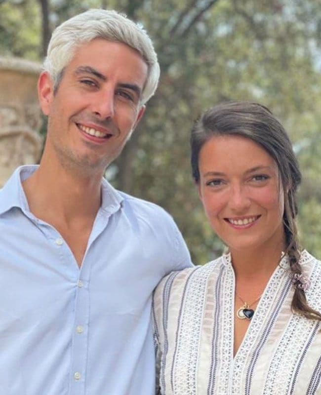 Alejandra de Luxemburgo y su prometido Nicolas Bagory