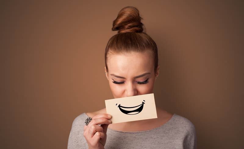 mujer sonrisa