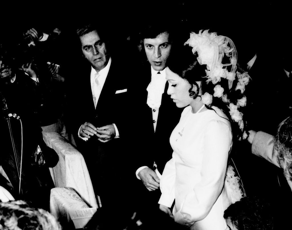 La cantante durante su boda con Luis Recatero en 1968