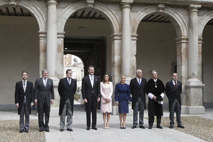 Los Reyes en la entrega del Premio Cervantes