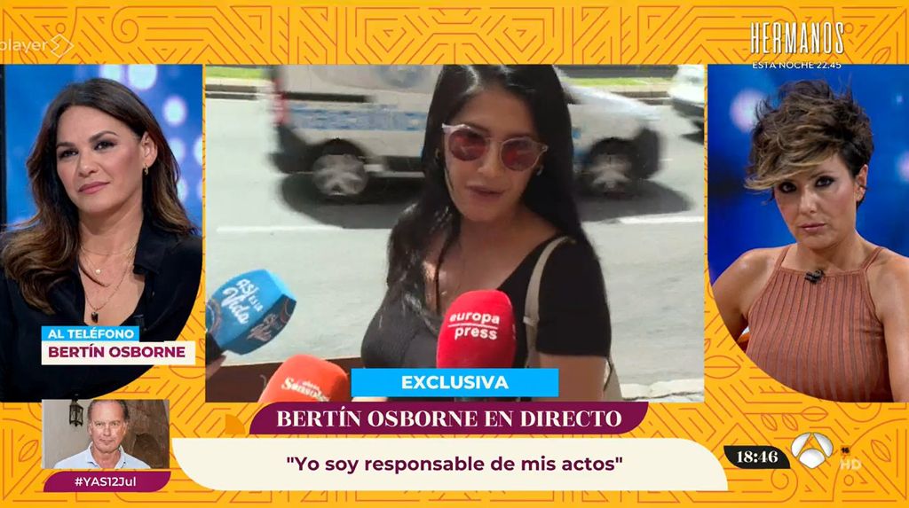 María Gabriela Guillén hablando tras conocerse la noticia de su embarazo