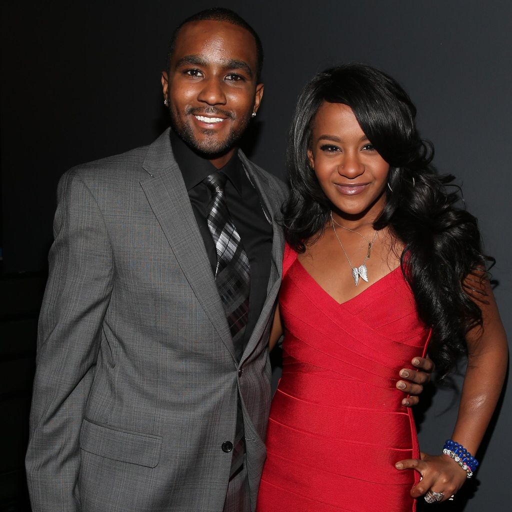 Nick Gordon y Bobbi Brown