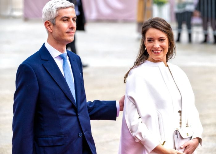 Alexandra de Luxemburgo y Nicolas Bagory en su boda civil