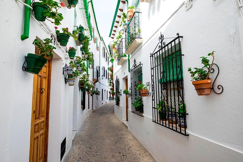 Calles de la bonita localidad de Priego de Córdoba