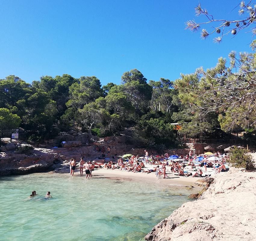 Cala Gracioneta en Ibiza