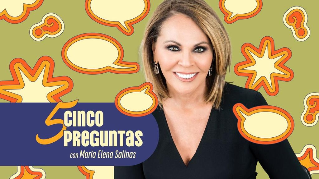 María Elena Salinas acaba de estrenar su podcast 'Cinco Preguntas'. 