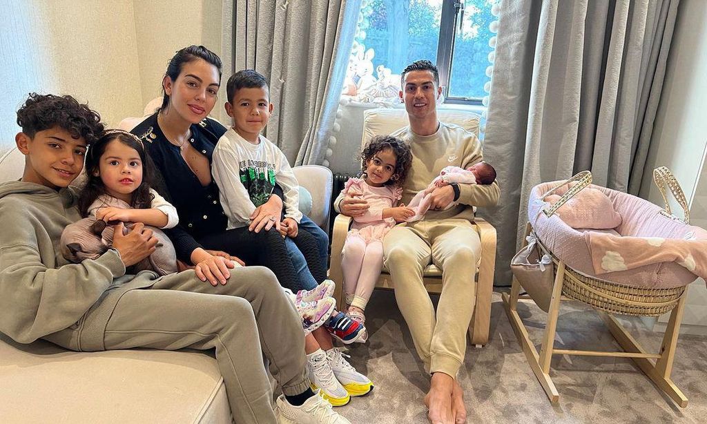 Cristiano Ronaldo, Georgina Rodríguez y familia