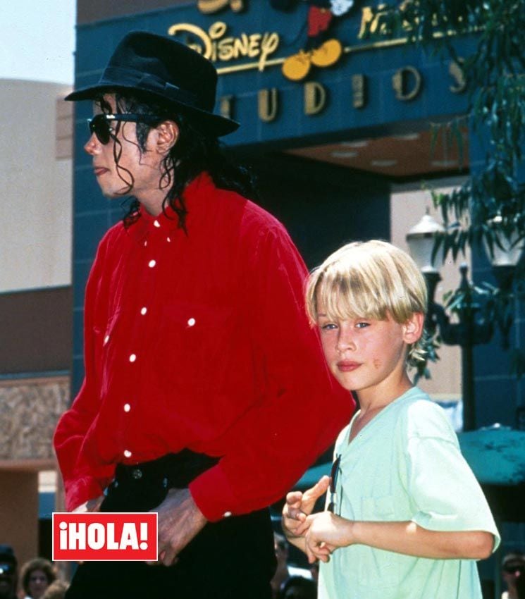 Michael Jackson y Macaulay Culkin