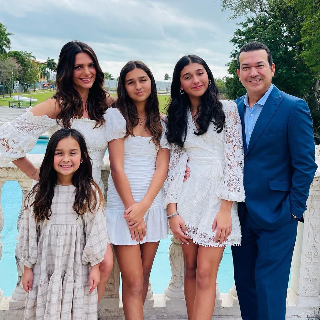 Bárbara Bermudo y su familia