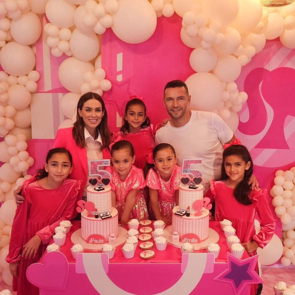 La fiesta de Emi y Pau, hijas de Jacky Bracamontes