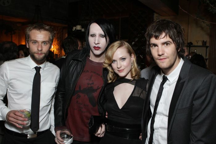 Evan Rachel Wood y Marilyn Manson