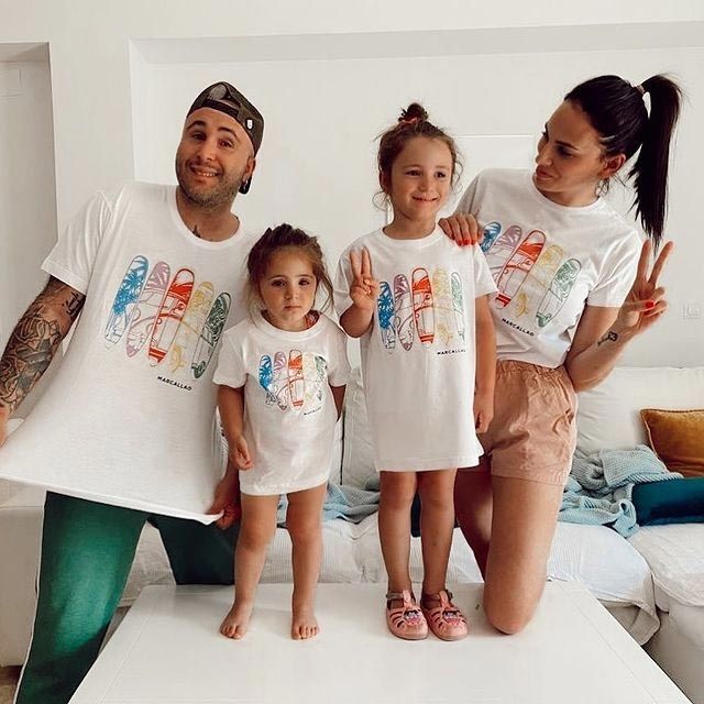 Irene Rosales y Kiko Rivera con sus hijas