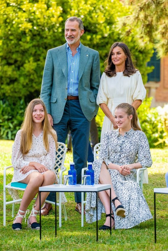 Los Reyes con sus hijas en los premios Princesa de Girona