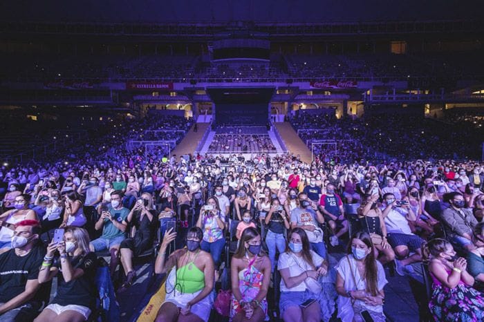 Mascarilla en conciertos