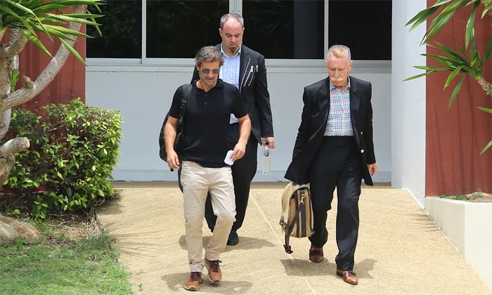 Rodolfo Sancho visitó a su hijo en Tailandia con el abogado Marcos García Montes