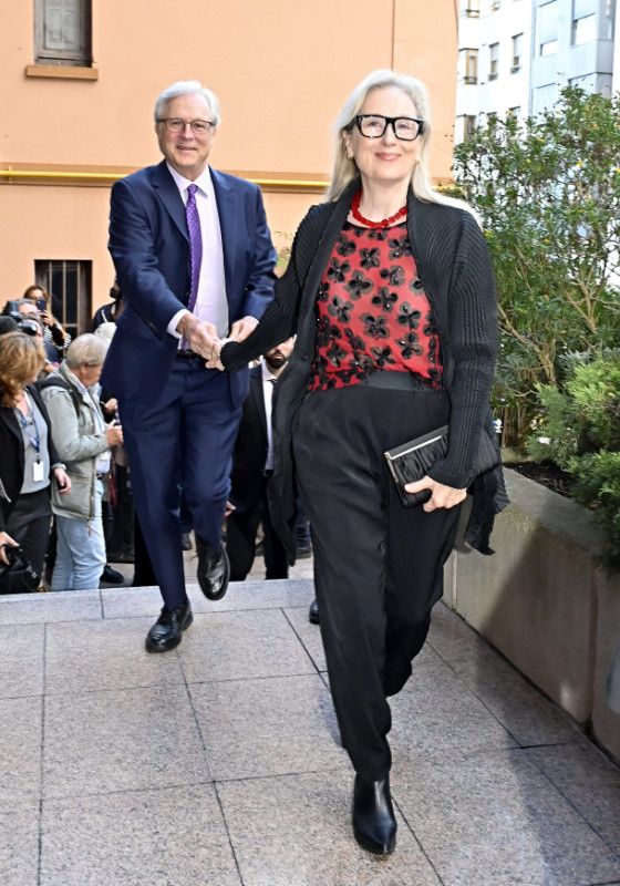 Meryl Streep llegando al concierto Premios Princesa de Asturias