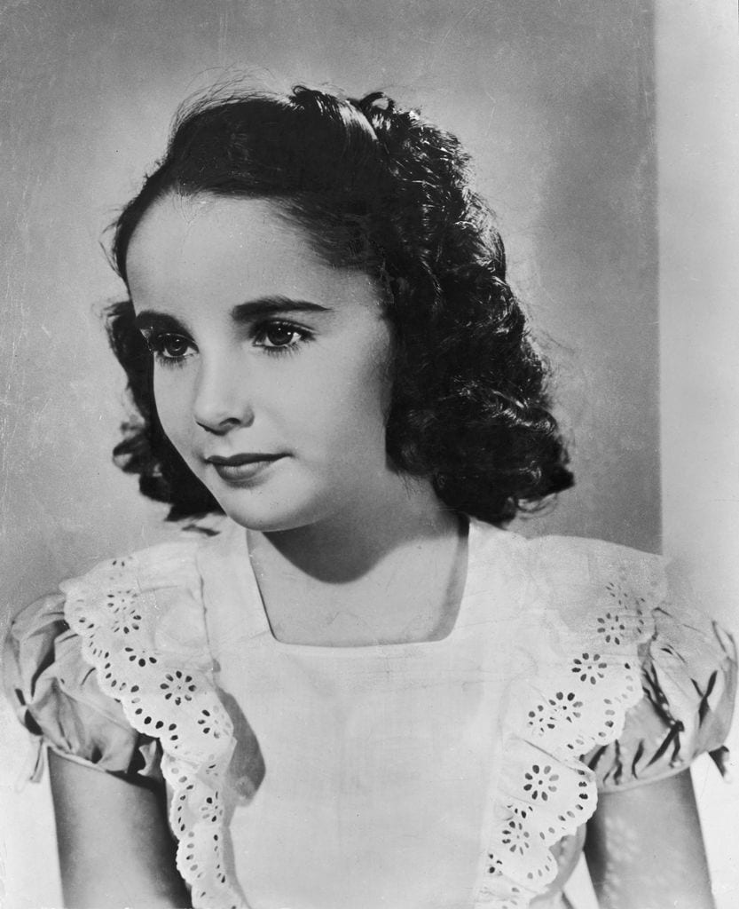 Elizabeth Taylor con 7 años