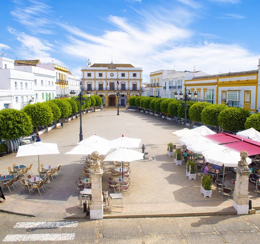 Plaza de España en Medina Sidonia, Cádiz