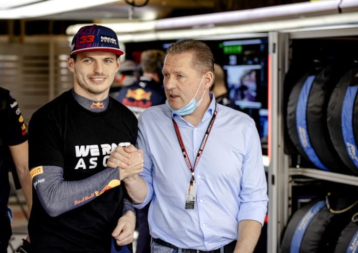 max verstappen y su padre jos