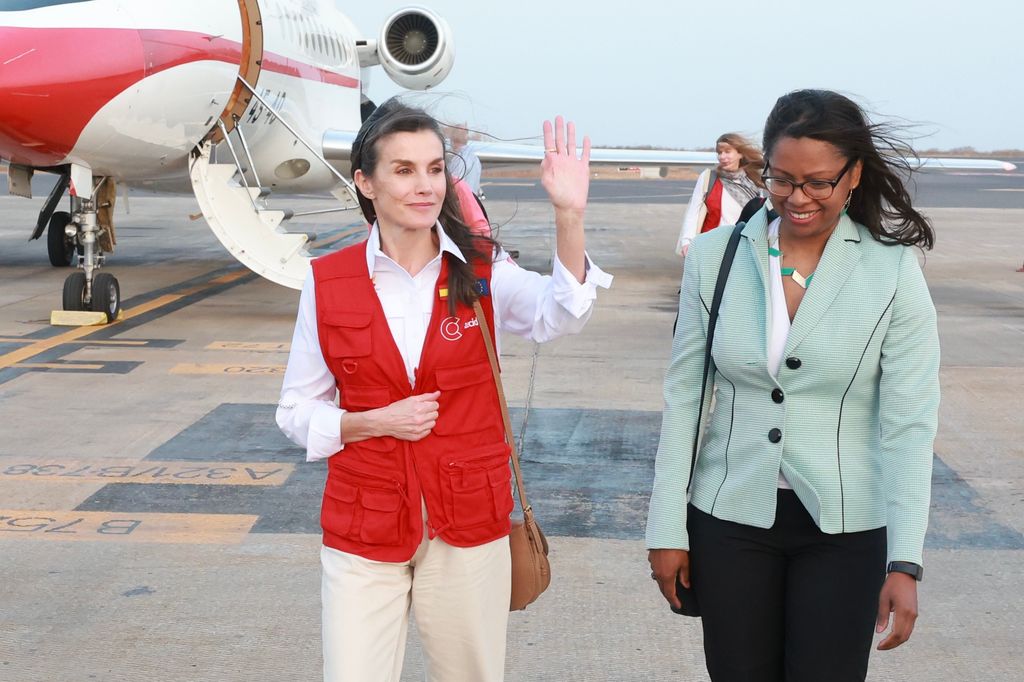 La reina Letizia llega a Cabo Verde