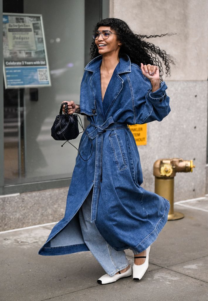 Street Style denim con denim