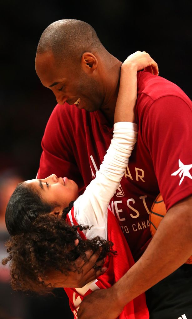 Kobe and Gianna Bryant All-Star game