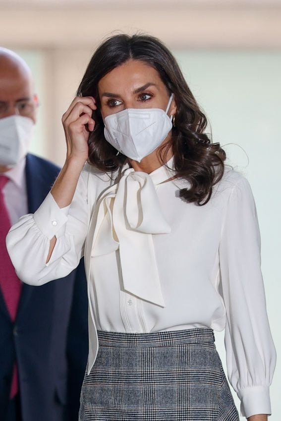 Reina Letizia en un acto de la Fundación Princesa de Girona