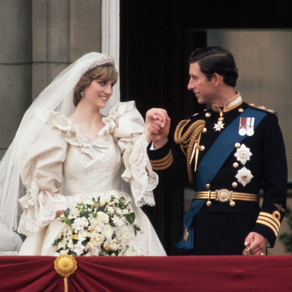 Charles and Diana After Their Wedding