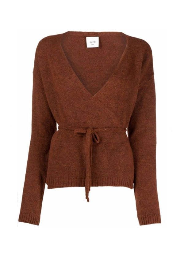 cardigan punto cruzado farfetch