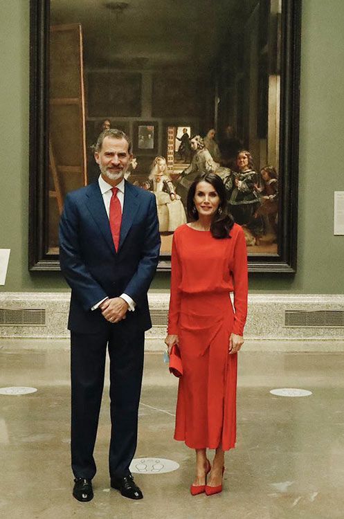 Felipe VI y Letizia en el Museo del Prado