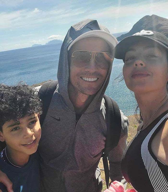 Cristiano Ronaldo, Georgina y su hijo