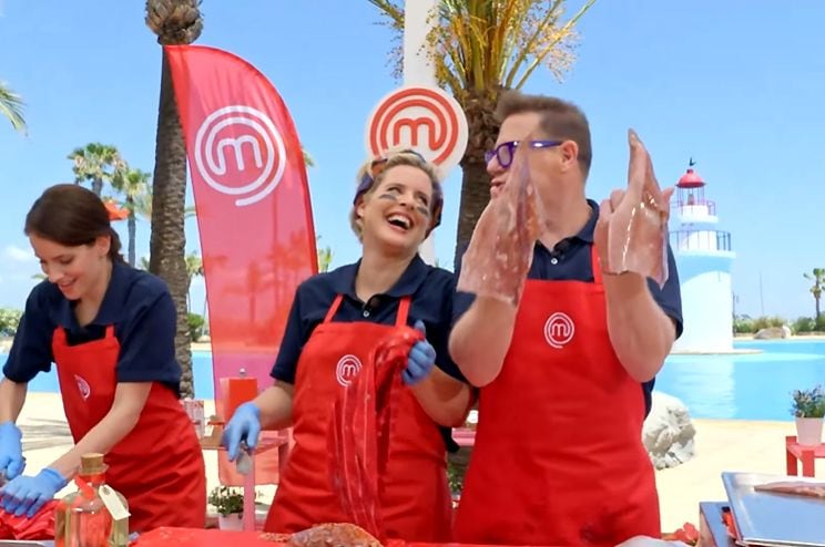 Tania Llasera y Jorge Cadaval, en MasterChef