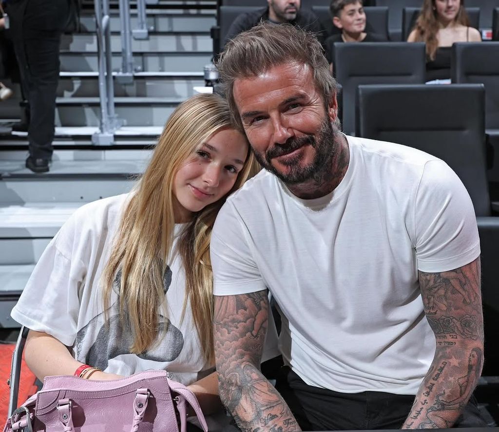 Harper y David Beckham