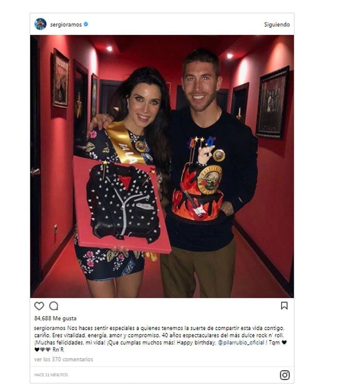 Pilar Rubio y Sergio Ramos 