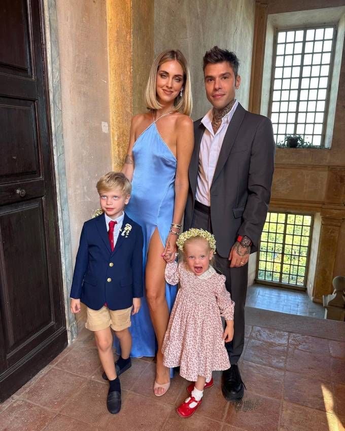 La familia de Fedez y Chiara Ferragni