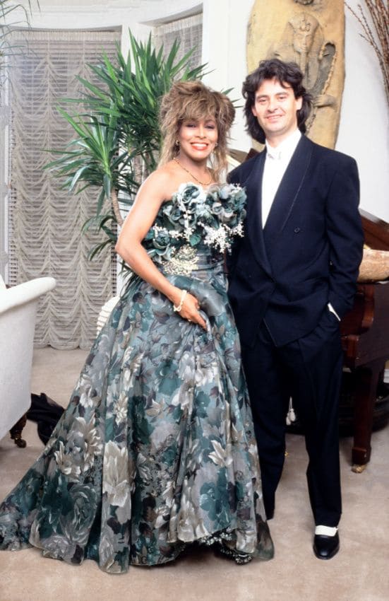 Tina Turner y su segundo marido Erwin Bach