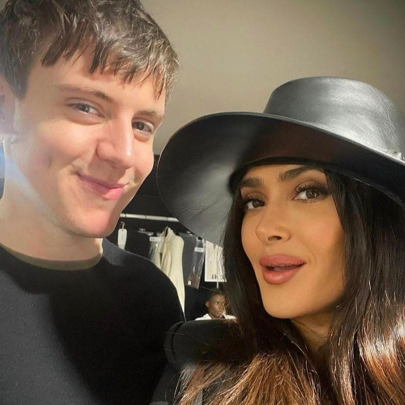 Salma Hayek y Sean McGirr