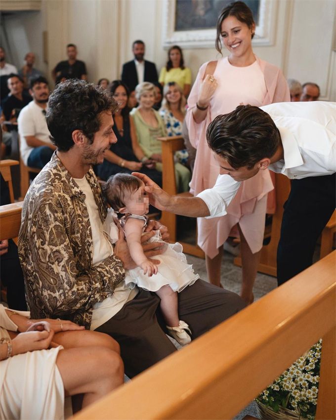 Valentino Rossi bautiza a su hija Giulietta