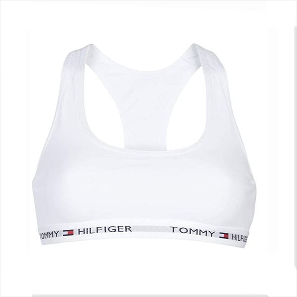 sujetador deportivo blanco tommy hilfiger