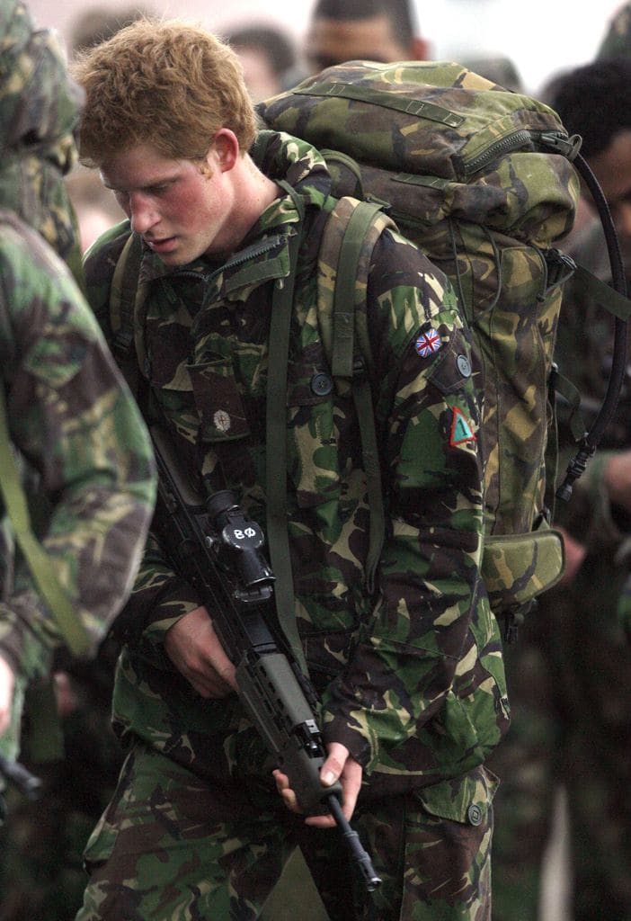 El príncipe Harry en su etapa en el Ejército británico 