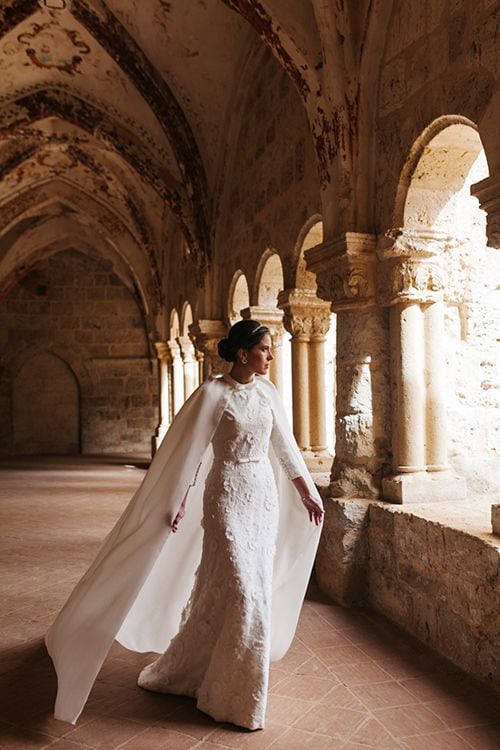 Vestido de novia bordado