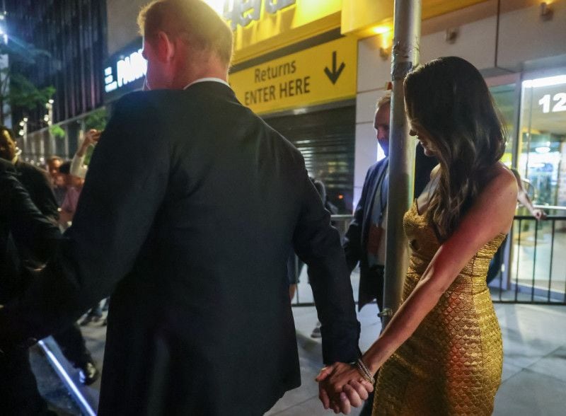 Meghan Markle y el príncipe Harry 