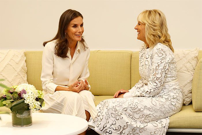 Reina Letizia y Jill Biden