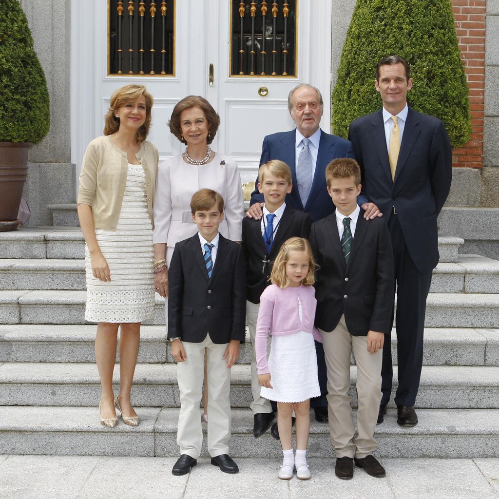 Cristina and Inaki (pictured in 2011) share four children