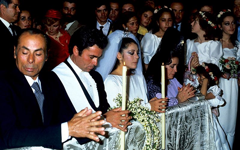 Doña Ana fue la madrina de la boda de Isabel Pantoja