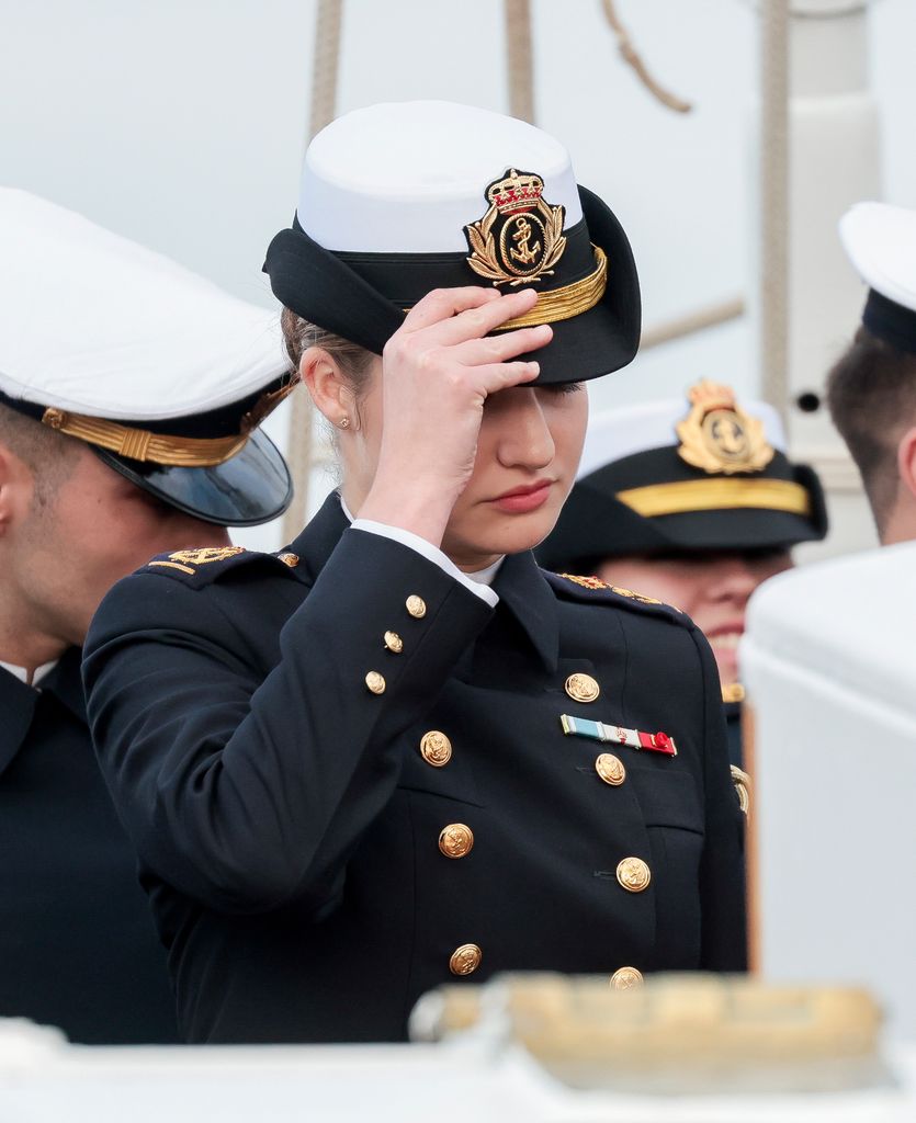 La princesa Leonor en Elcano