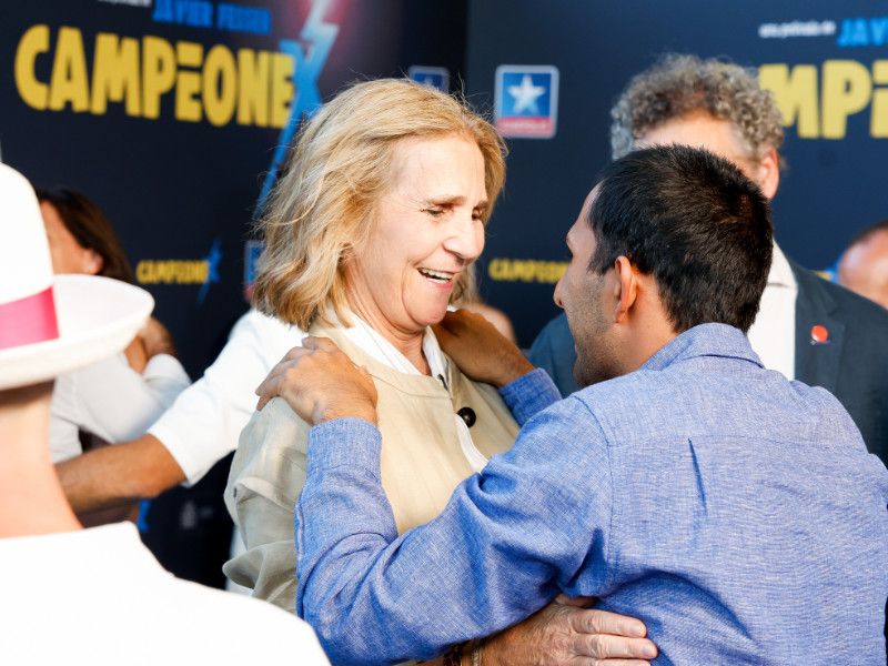 La infanta Elena en el estreno de 'Campeonex'