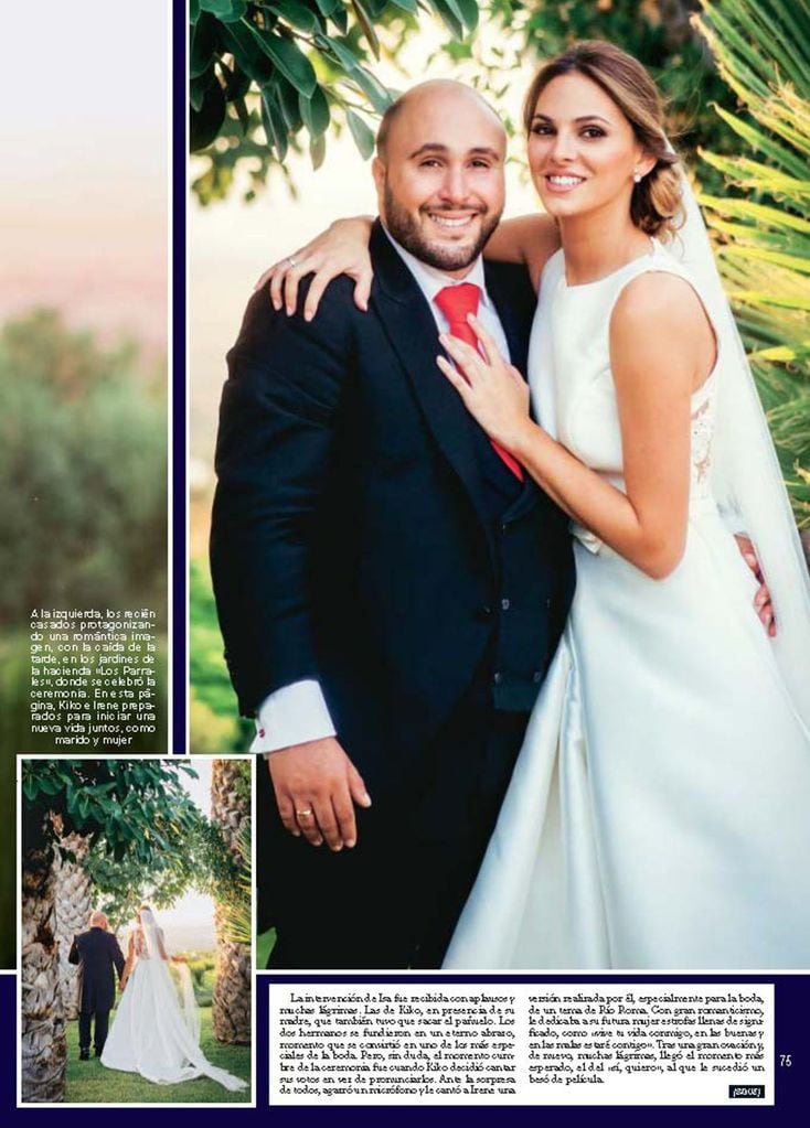 Boda Kiko Rivera e Irene Rosales - HOLA - octubre 2016