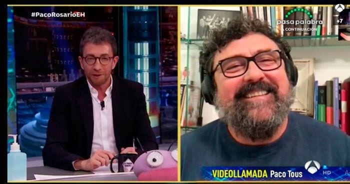 Pablo Motos y Paco Tous en 'El Hormiguero'