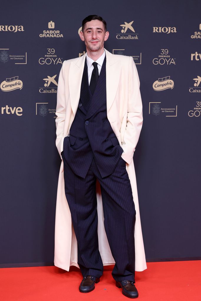 Enric Auquer en la alfombra roja de los premios Goya 2025